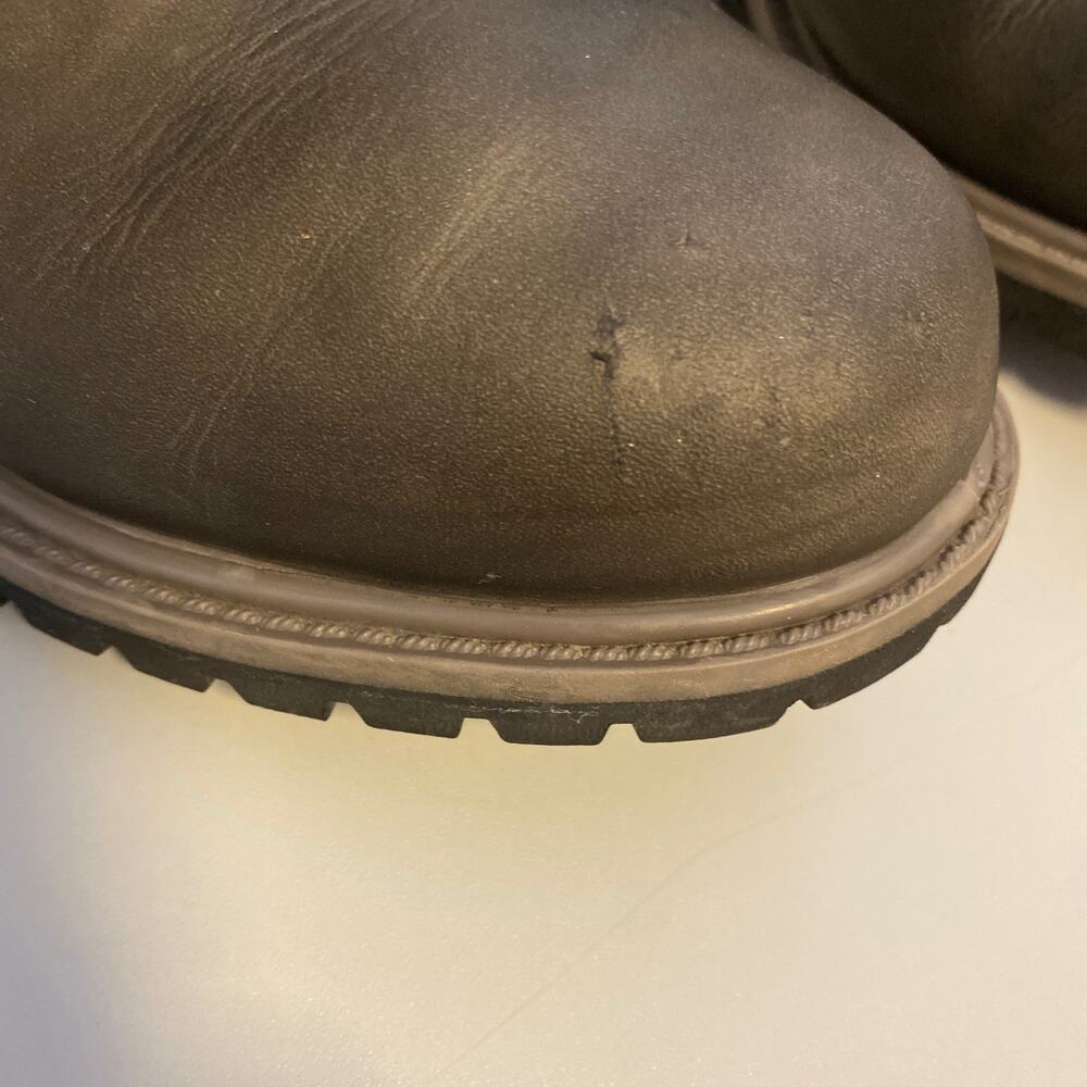 Timberland Premium Leather 6-Inch Waterproof Boots Gray Primaloft 200 Gram - Picture 13 of 14